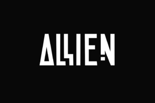 Allien: A Modern Display Font for Editorial Design