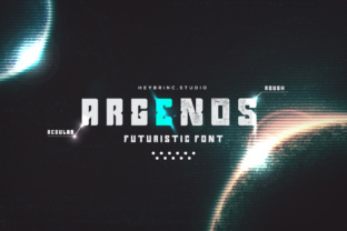 Argenos: A Futuristic Display Font for Bold Editorial Design