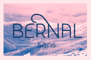 Bernal Sans: A Modern Display Font for Handmade Labels, Invitations, and More