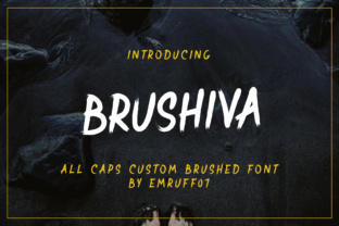 Brushiva: A Textured Display Font for Modern Editorial