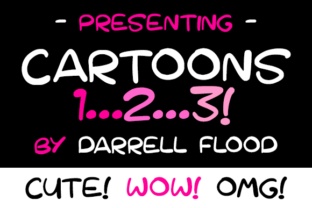 Cartoons 123: A Lively Display Font for Charming Editorial Design