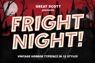 Fright Night: A Bold Display Font for Campaigns