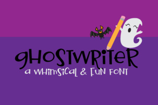 Ghostwriter: A Whimsical Display Font for Creative Branding