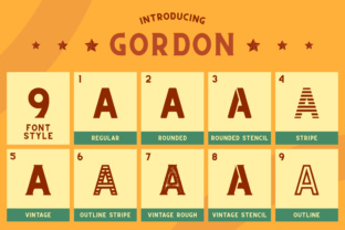 Gordon: A Modern Display Font for Editorial Design