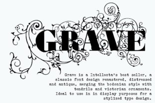 Grave: A Victorian Display Font for Editorial Design