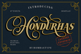 Hondurhas: A Retro Display Font for Premium Editorial Design
