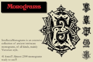 Intellecta Monograms Collection: A Premium Display Font for Brands