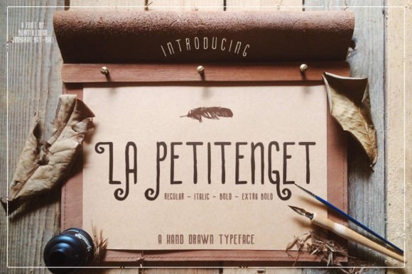 La Petitenget: A Natural Display Font for Brands