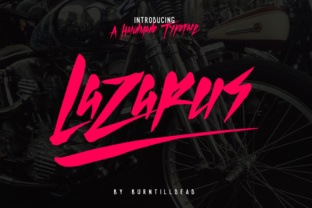 Lazarus: A Hand-Drawn Display Font for Web Design