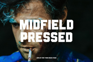 Midfield Pressed: The Bold Display Font That Elevates Campaign Visuals