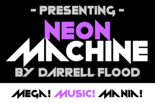 Neon Machine: A Futuristic Display Font for Editorial Design