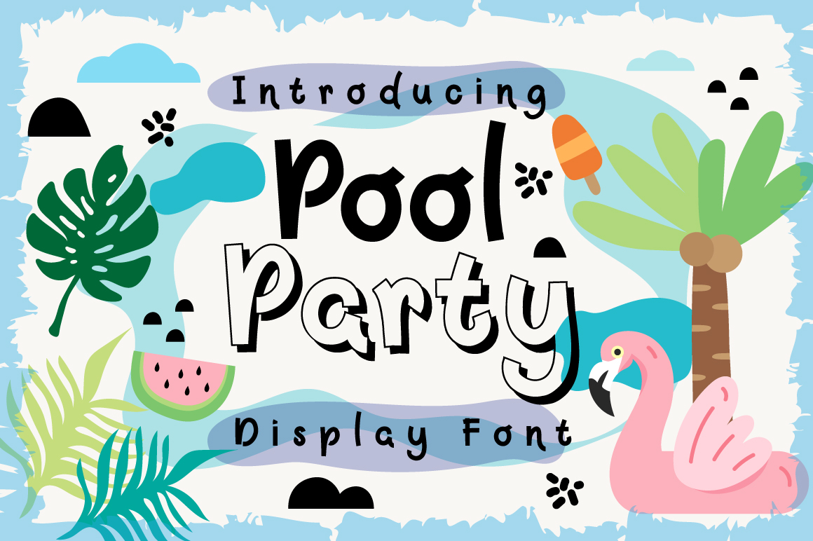 Pool Party Font: Boost Your Digital Campaigns with Playful Typography