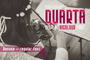 Quarta: A Modern Display Font for Crafters and Product Designers