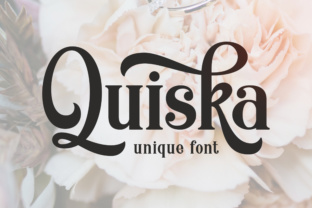Quiska: A Sophisticated Serif Font for Crafters