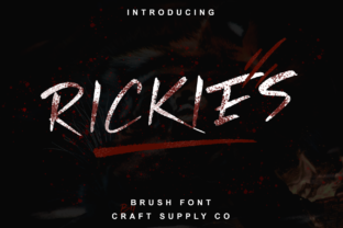 Rickies: A Bold Display Font for Editorial Impact