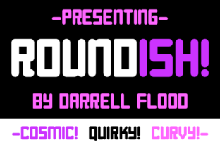 Roundish: A Bold Display Font for Modern Marketing Visuals