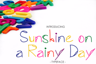 Sunshine on a Rainy Day: A Display Font for Playful Campaigns
