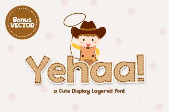 Yehaa: A Bouncy Display Font for Web Design